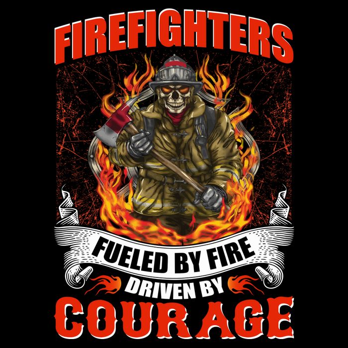 Firefighters Fueled By Fire Driven By Courage 16oz Travel Tumbler
