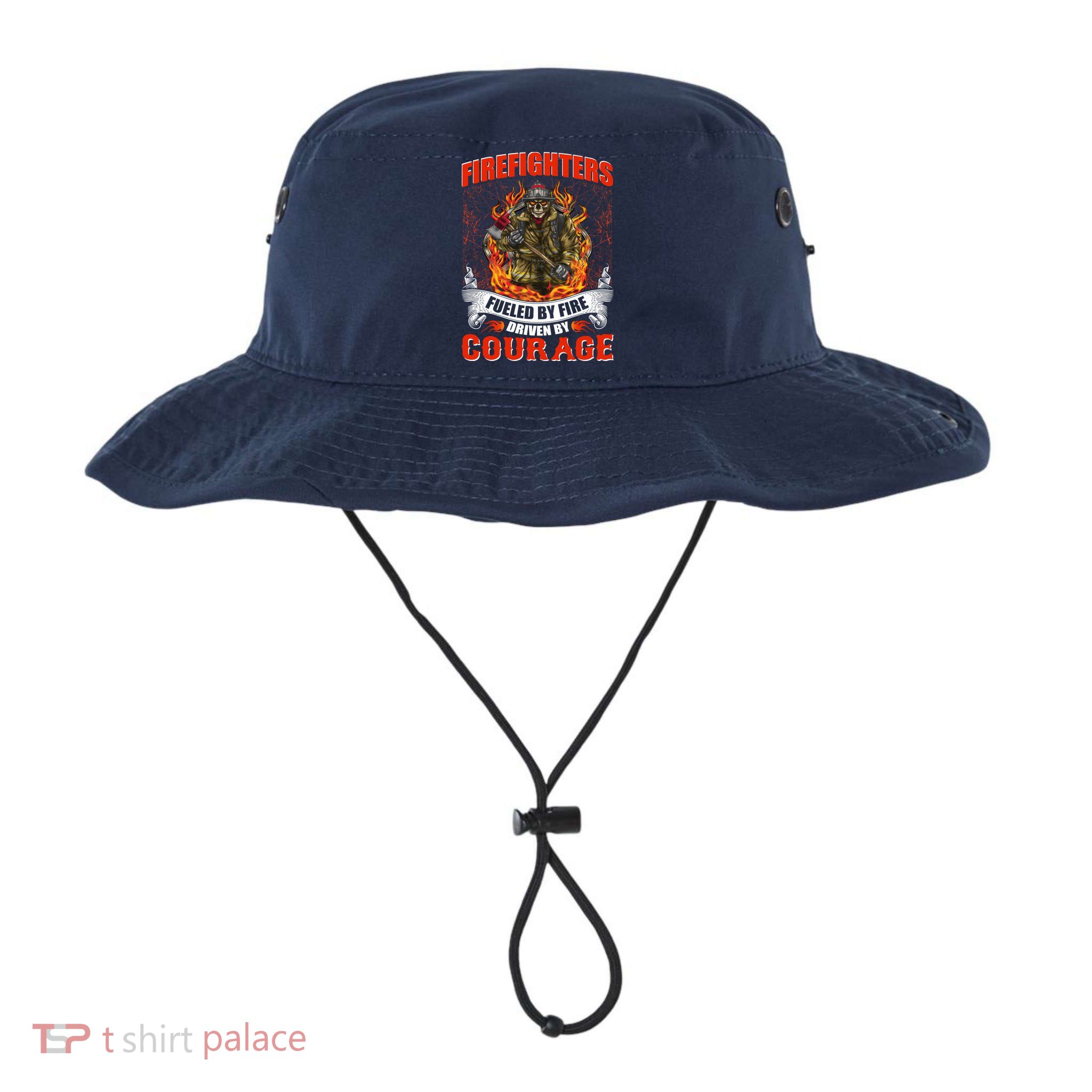 Firefighters Fueled By Fire Driven By Courage Bucket Hat