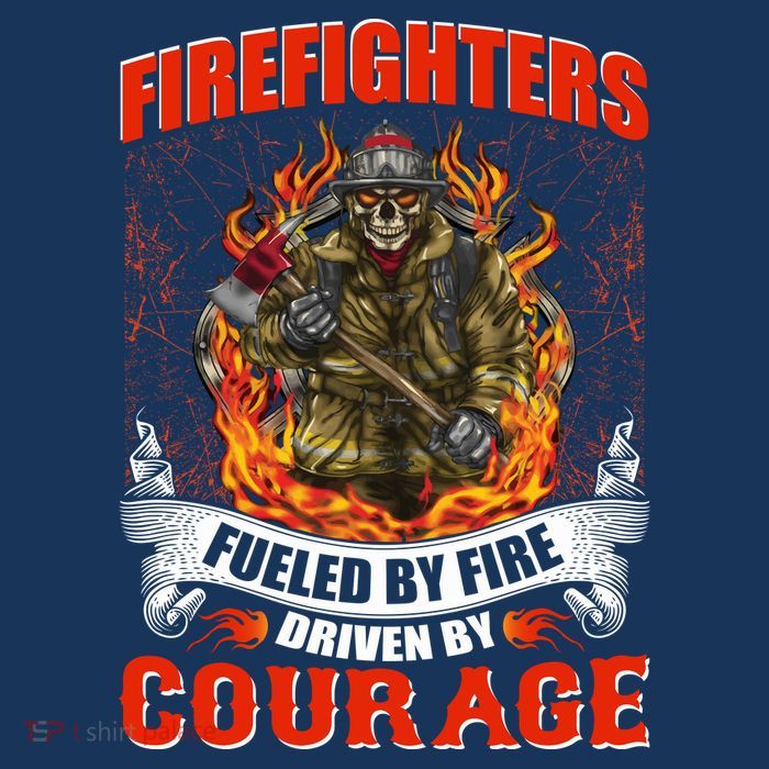 Firefighters Fueled By Fire Driven By Courage Tank Top