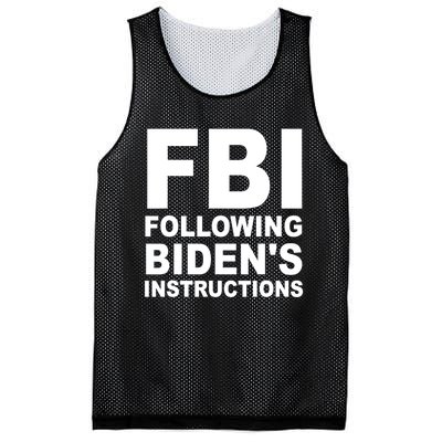 FBI Following Bidens Instructions Apparel Mesh Reversible Basketball Jersey Tank