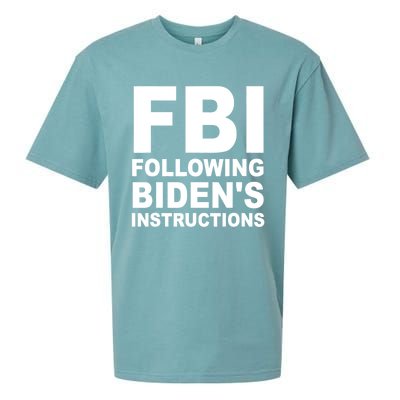 FBI Following Bidens Instructions Apparel Sueded Cloud Jersey T-Shirt