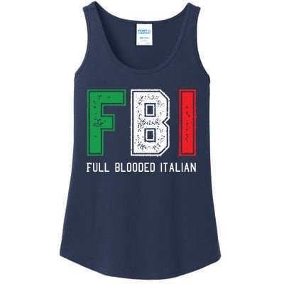 FBI Full Blooded Italian Shirts For Proud Italians Ladies Essential Tank