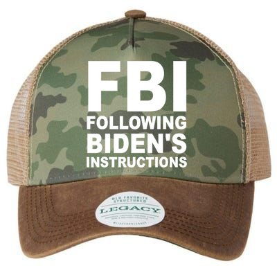 FBI Following Bidens Instructions Apparel Legacy Tie Dye Trucker Hat