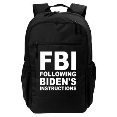 FBI Following Bidens Instructions Apparel Backpack