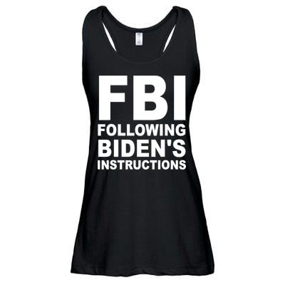 FBI Following Bidens Instructions Apparel Ladies Essential Flowy Tank