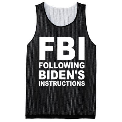 FBI Following Bidens Instructions Apparel Mesh Reversible Basketball Jersey Tank