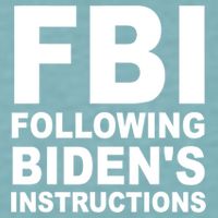 FBI Following Bidens Instructions Apparel Sueded Cloud Jersey T-Shirt