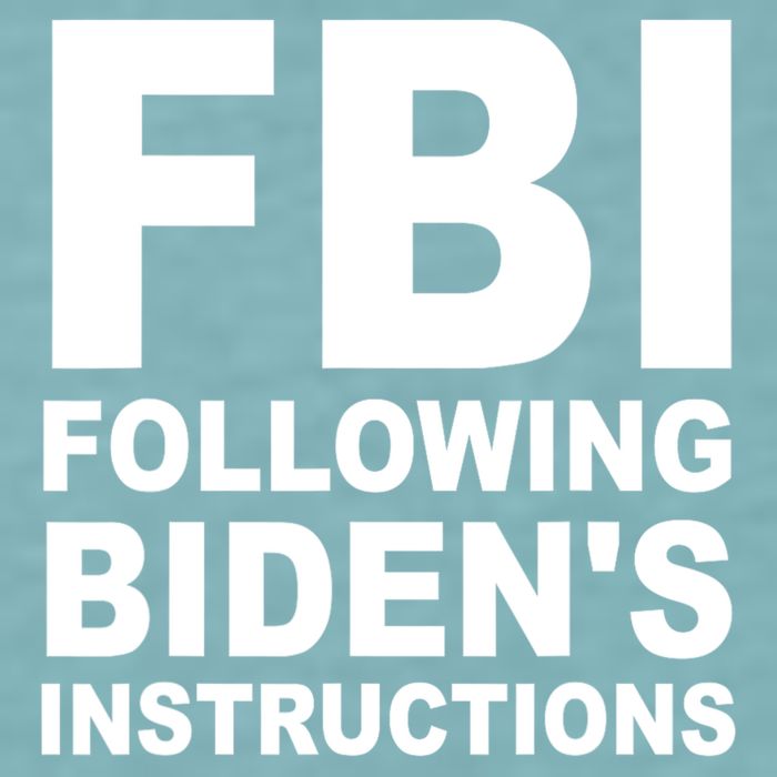 FBI Following Bidens Instructions Apparel Sueded Cloud Jersey T-Shirt