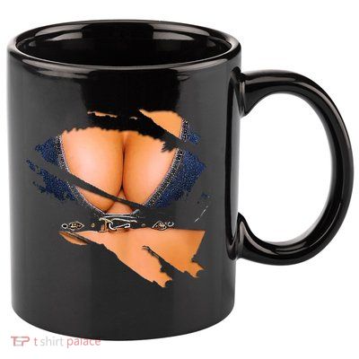 Funny Fake Bikini Body And Boobs Costume 11oz C Handle Ceramic Mug