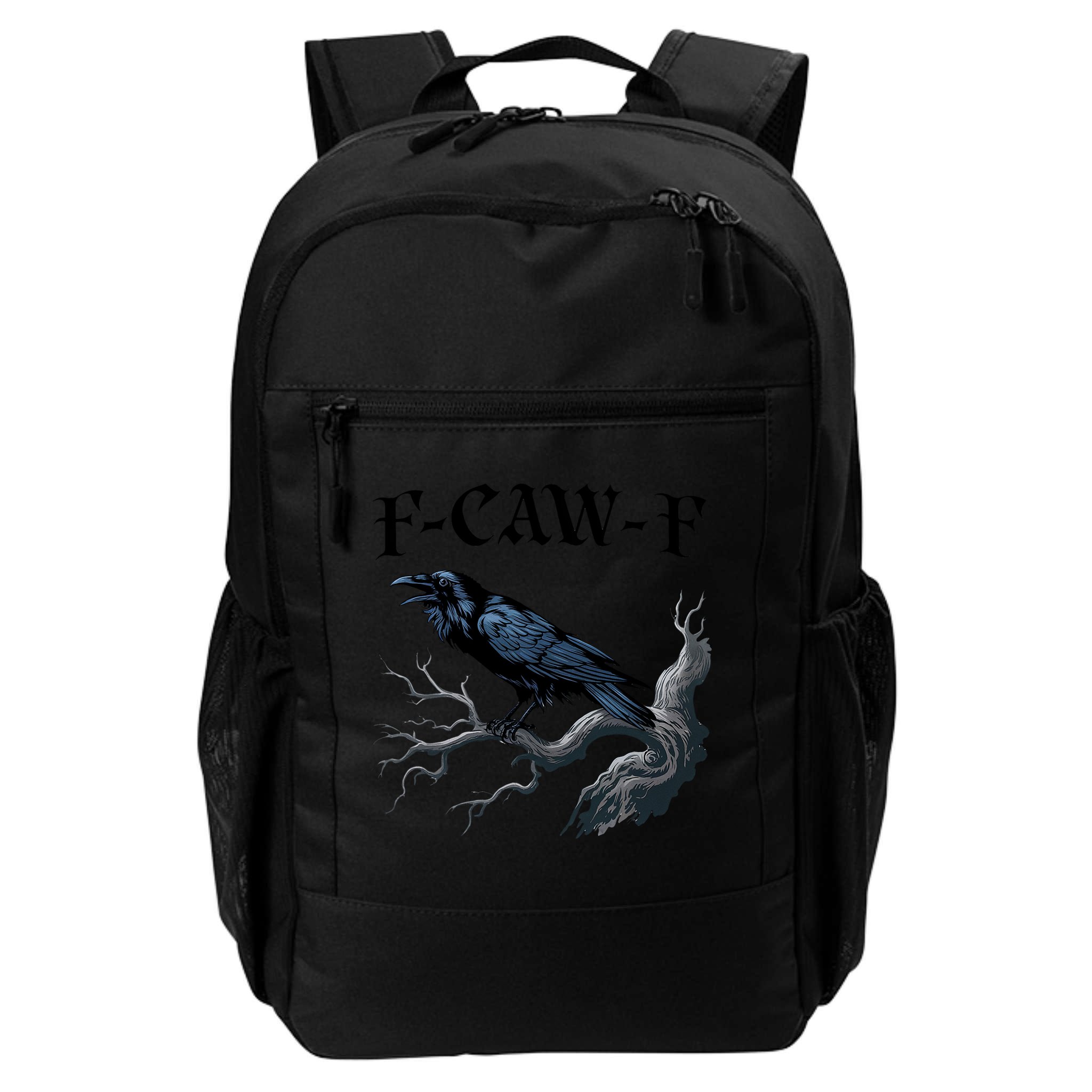 F-Caw-F Funny Black Bird Black Crow Backpack