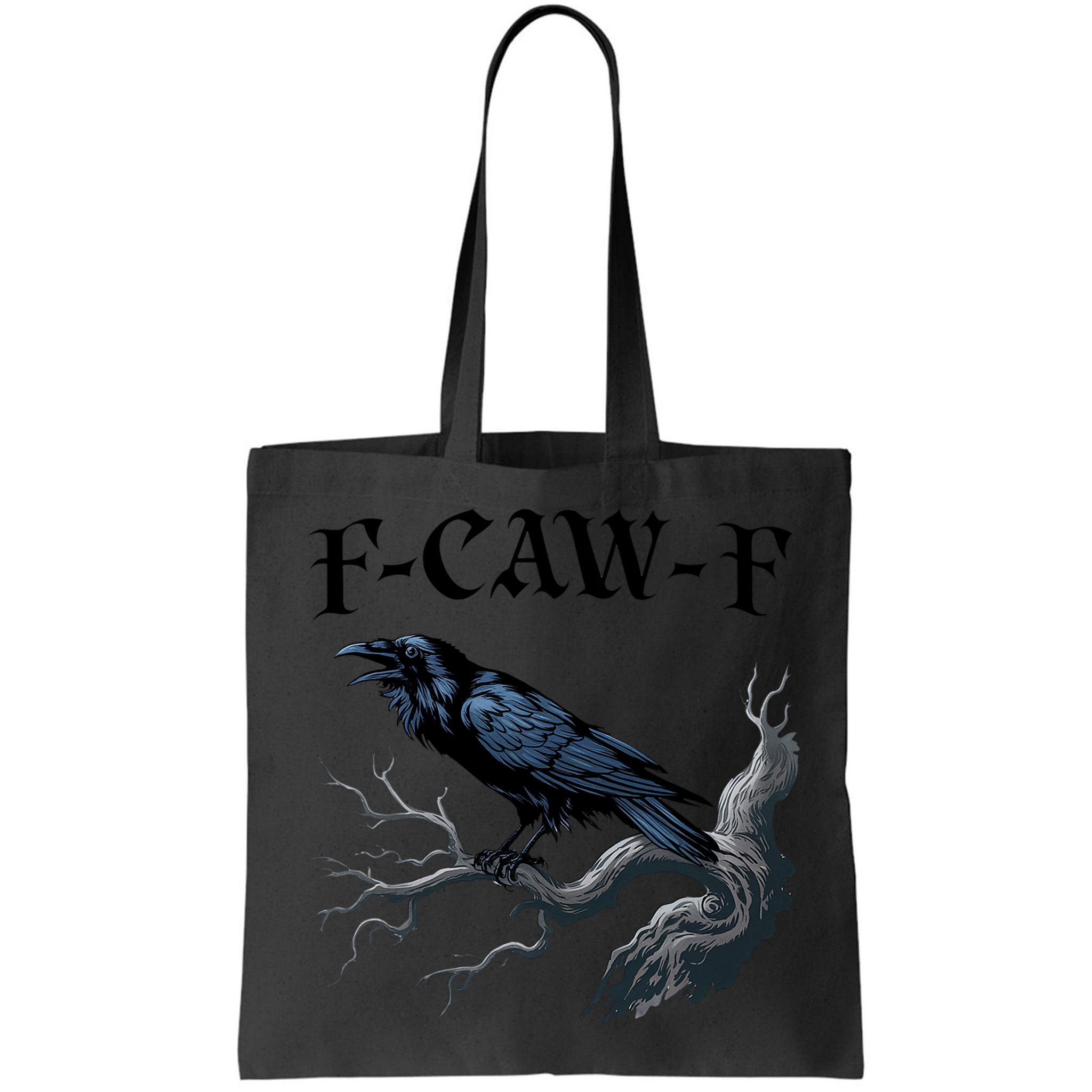 F-Caw-F Funny Black Bird Black Crow Bag