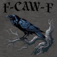 F-Caw-F Funny Black Bird Black Crow Vector Backpack