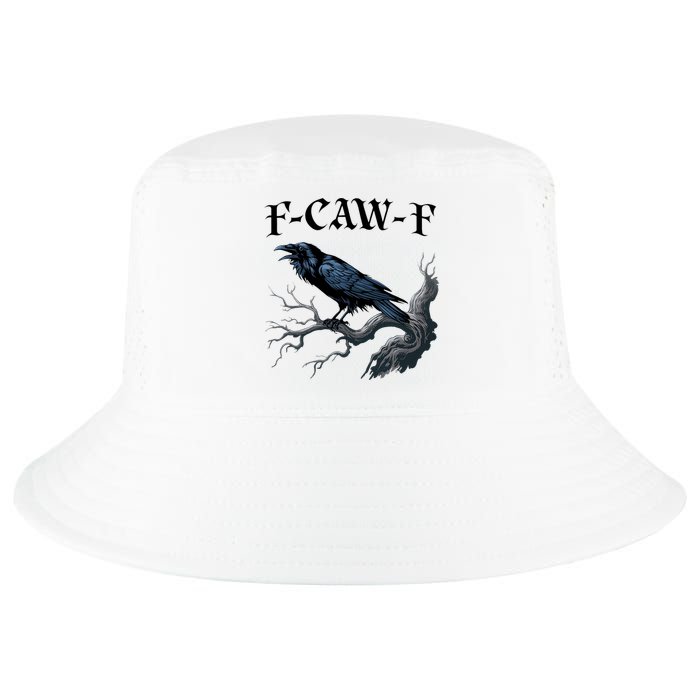 F-Caw-F Funny Black Bird Black Crow Cool Comfort Performance Bucket Hat