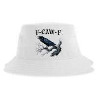 F-Caw-F Funny Black Bird Black Crow Sustainable Bucket Hat