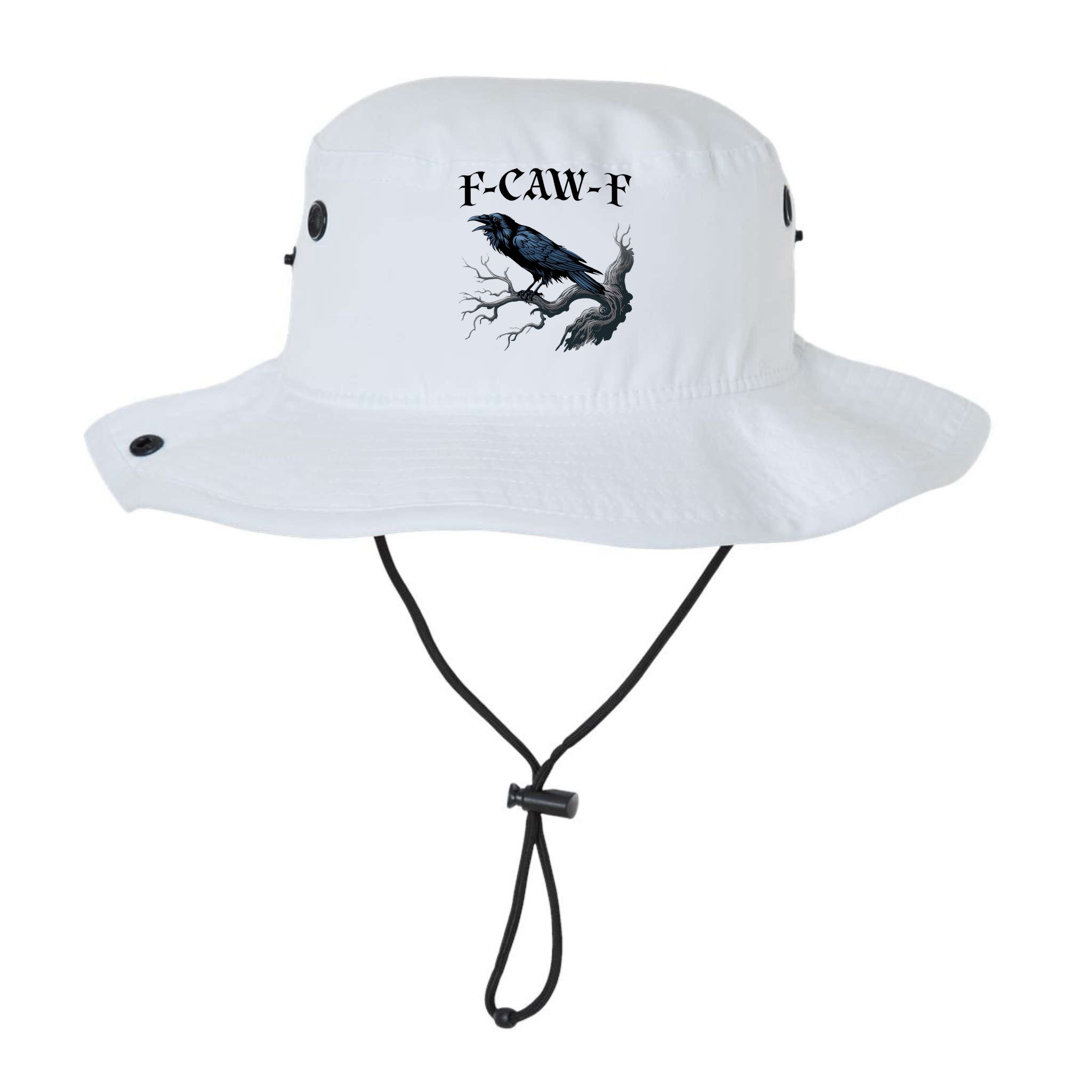 F-Caw-F Funny Black Bird Black Crow Bucket Hat