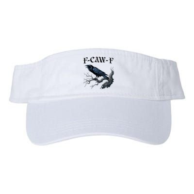 F-Caw-F Funny Black Bird Black Crow Visor