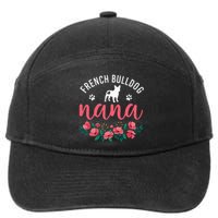 funny French Bulldog Nana Cute Dog mother's day 7-Panel Snapback Hat