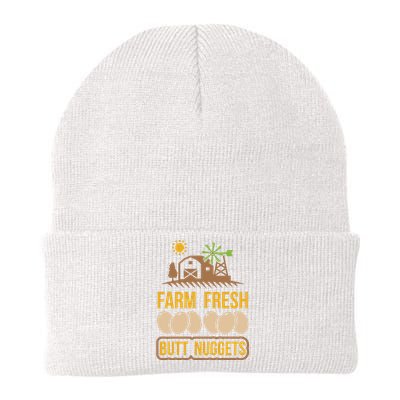 Farm Fresh Butt Nuggets Knit Cap Winter Beanie