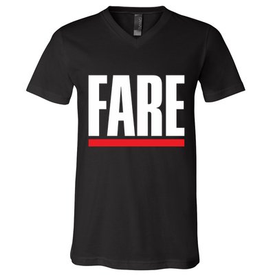 Fare Fuck Broker Fees V-Neck T-Shirt