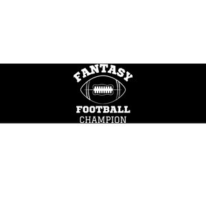 Fantasy Football Champion, Funny Fantasy Football, Funny Draft Bumper Sticker