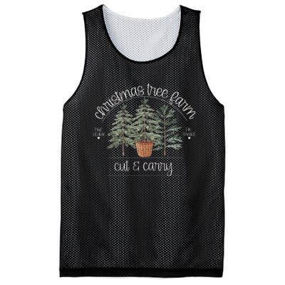 Farm Fresh Christmas Trees  Mesh Reversible Basketball Jersey Tank