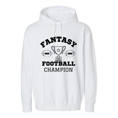 Fantasy Football Champion, Funny Fantasy Football, Funny FFL Garment-Dyed Fleece Hoodie