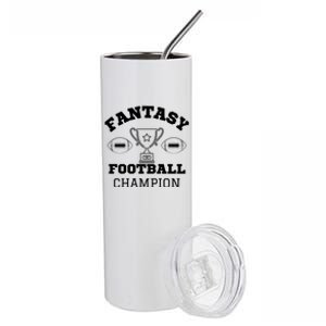 Fantasy Football Champion, Funny Fantasy Football, Funny FFL Stainless Steel Tumbler