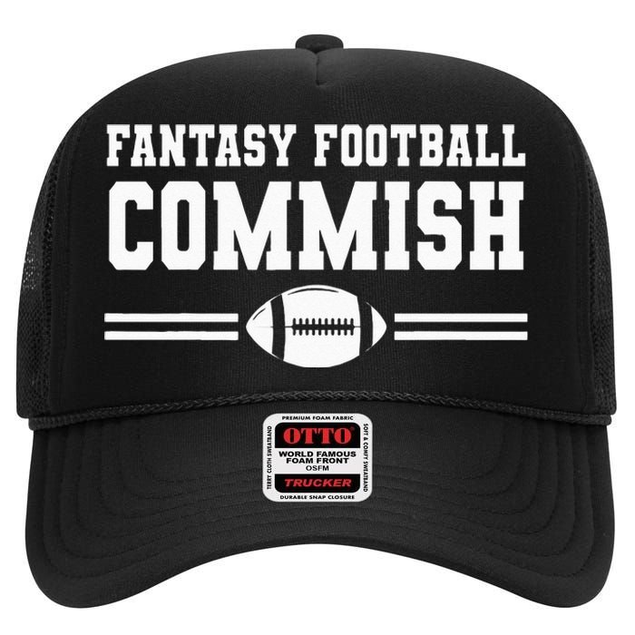 Fantasy Football Commish League High Crown Mesh Back Trucker Hat