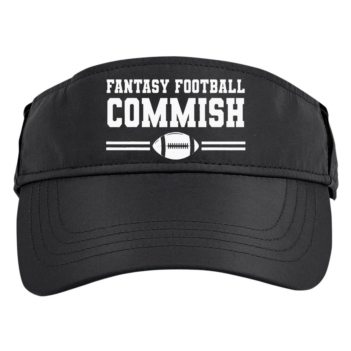 Fantasy Football Commish League Adult Drive Performance Visor