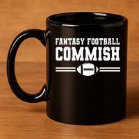 Fantasy Football Commish League 11oz C Handle Ceramic Mug