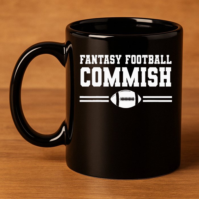 Fantasy Football Commish League 11oz C Handle Ceramic Mug