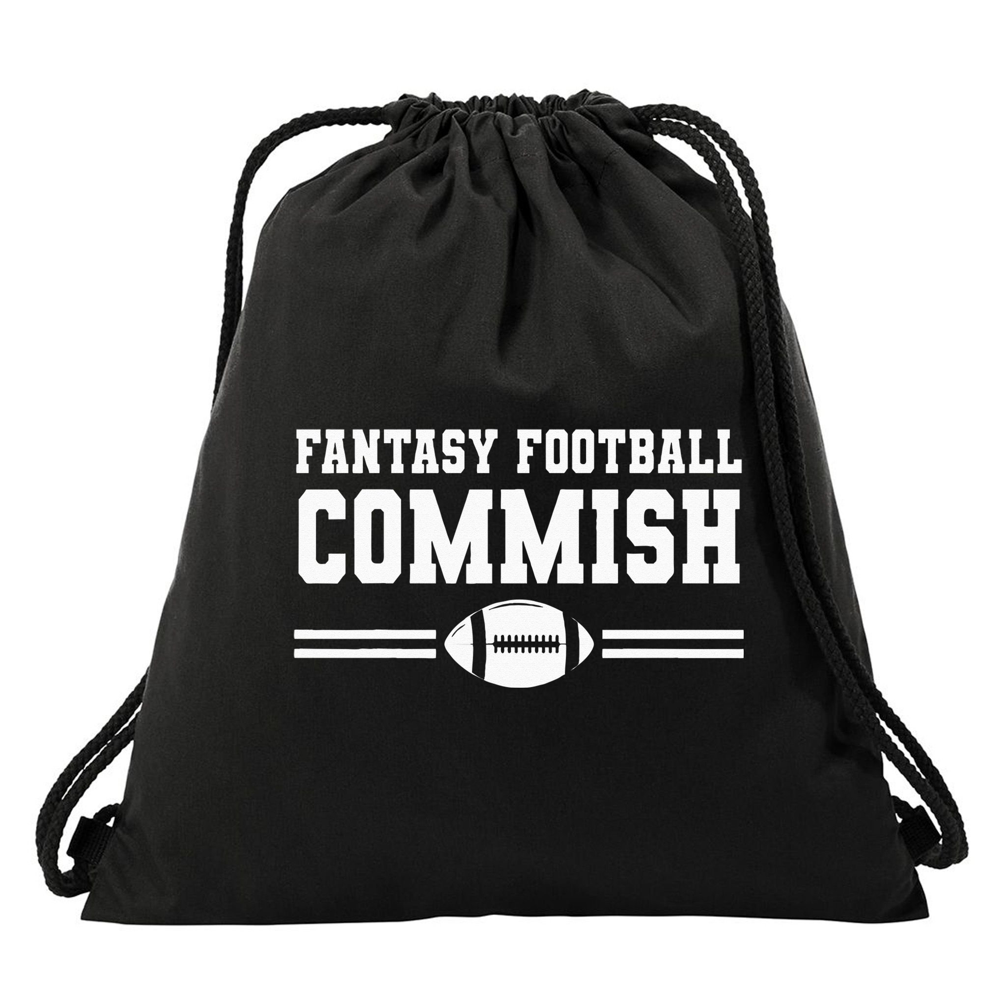 Fantasy Football Commish League Drawstring Bag