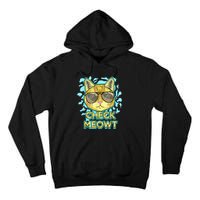 Funny Flirty Cat Pun Humor Cool Kitten Love Check Meowt Tall Hoodie