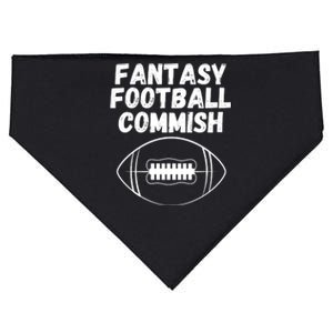 Fantasy Football Commish, Funny Fantasy Football Guru, FFL, Commissioner USA-Made Doggie Bandana