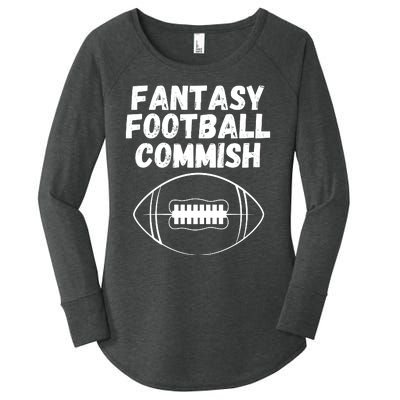 Fantasy Football Commish, Funny Fantasy Football Guru, FFL, Commissioner Women's Perfect Tri Tunic Long Sleeve Shirt