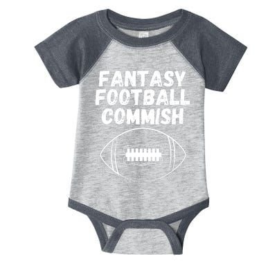 Fantasy Football Commish, Funny Fantasy Football Guru, FFL, Commissioner Infant Baby Jersey Bodysuit