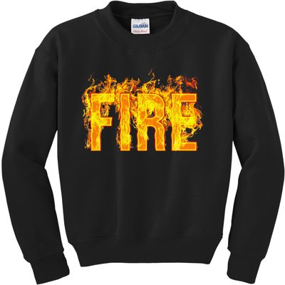 Fire Family Couple Matching Diy Last Minute Halloween Party Kids Sweatshirt