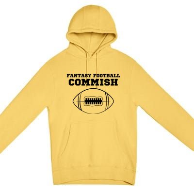 Fantasy Football Commish, Funny Fantasy Football Guru, Commissioner Premium Pullover Hoodie