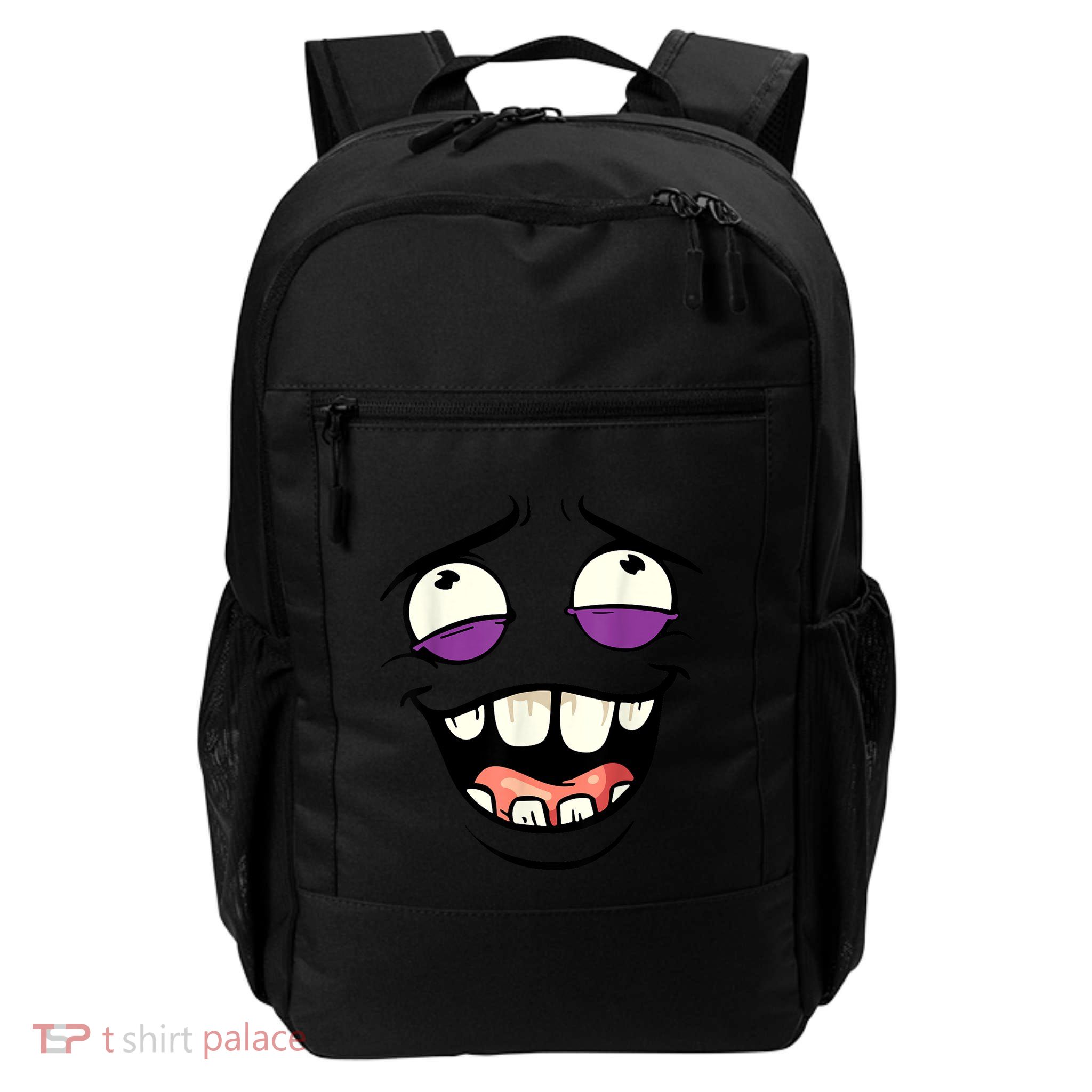 Funny Face Cartoon Laughing Face Expression Humor Backpack