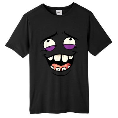 Funny Face Cartoon Laughing Face Expression Humor Tall Fusion ChromaSoft Performance T-Shirt