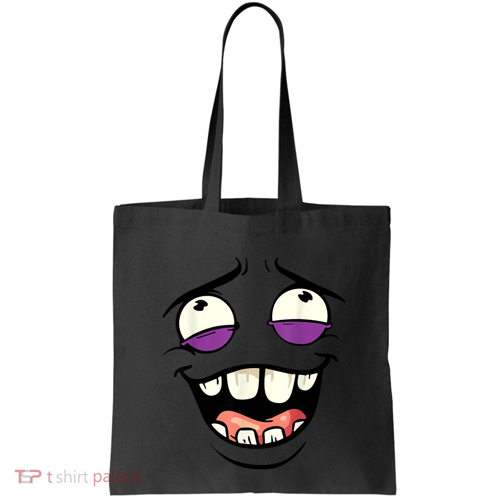 Funny Face Cartoon Laughing Face Expression Humor Bag