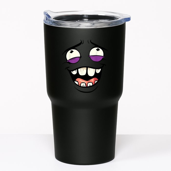 Funny Face Cartoon Laughing Face Expression Humor Tumbler