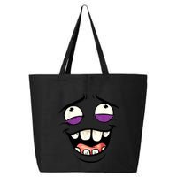 Funny Face Cartoon Laughing Face Expression Humor 25L Jumbo Tote