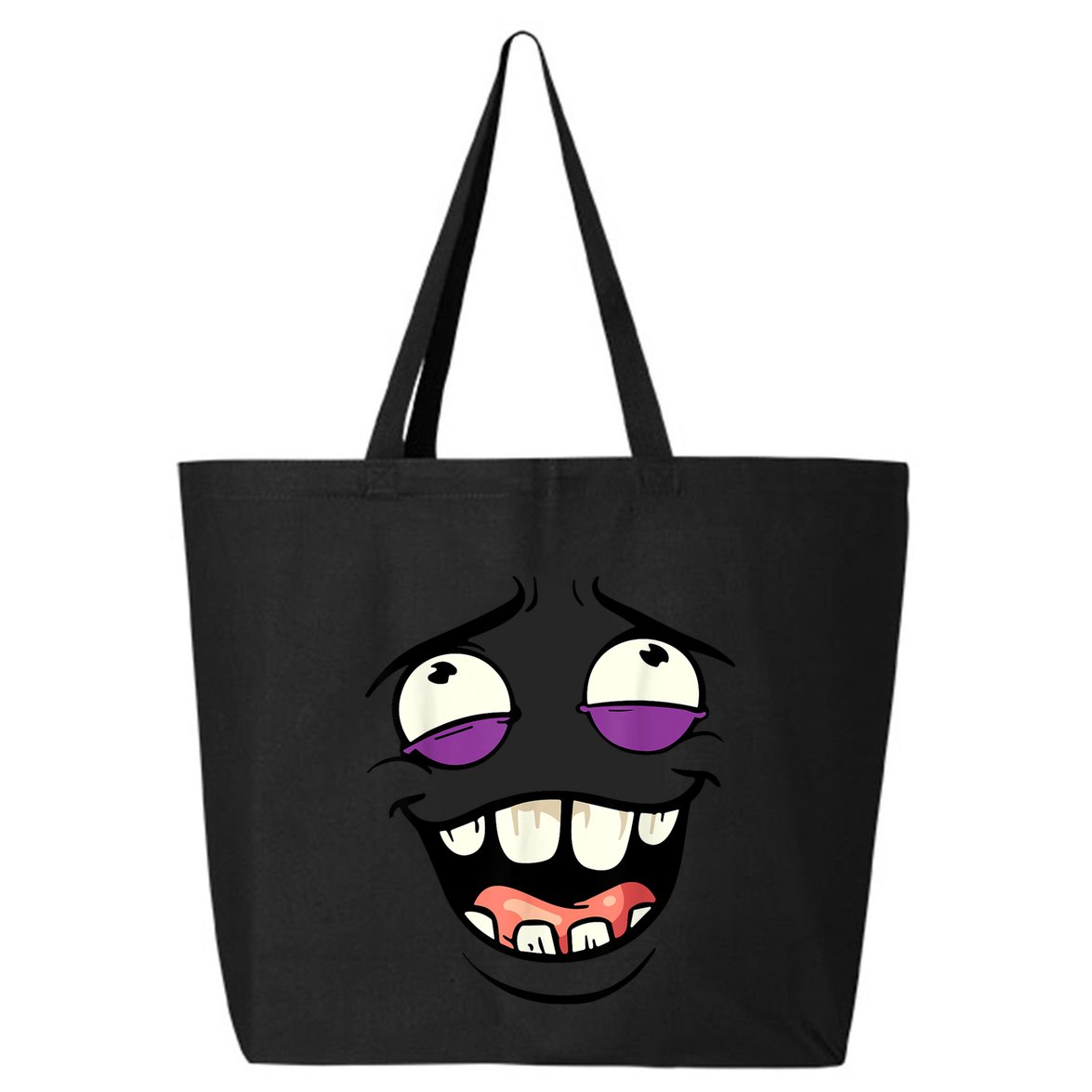 Funny Face Cartoon Laughing Face Expression Humor 25L Jumbo Tote