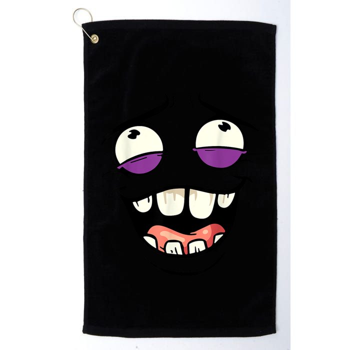Funny Face Cartoon Laughing Face Expression Humor Golf Towel