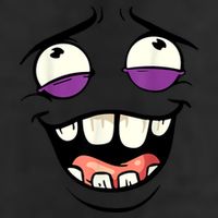 Funny Face Cartoon Laughing Face Expression Humor Golf Towel