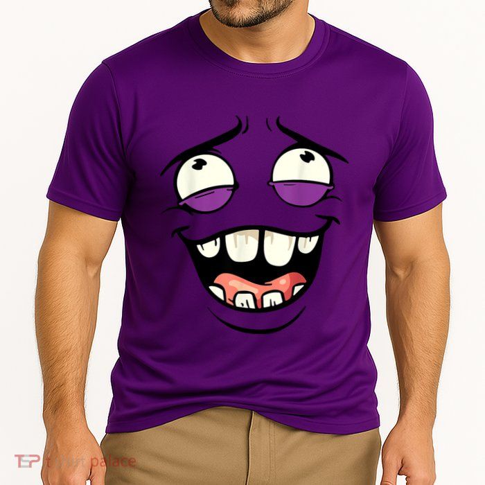 Funny Face Cartoon Laughing Face Expression Humor Performance Shirt