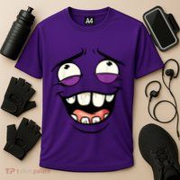 Funny Face Cartoon Laughing Face Expression Humor Performance Shirt