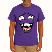Funny Face Cartoon Laughing Face Expression Humor Tall T-Shirt