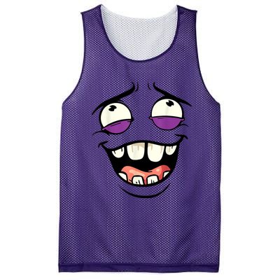 Funny Face Cartoon Laughing Face Expression Humor Mesh Reversible Basketball Jersey Tank